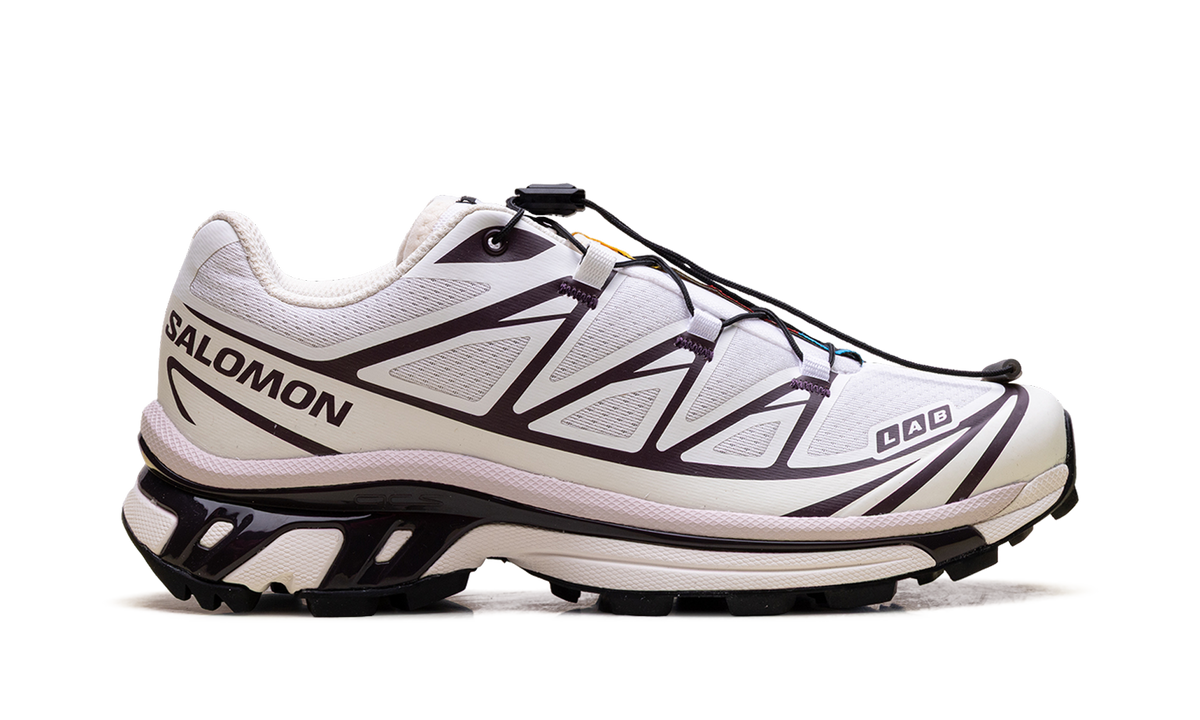 Overkicks - Salomon XT-6 White Vanilla Ice Plum (L47864600) - detalle talon