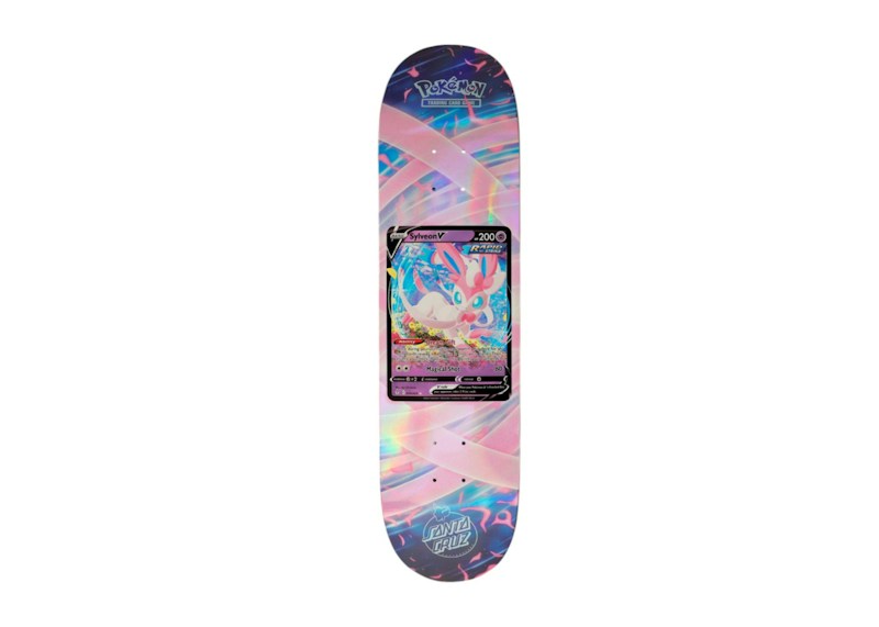 Overkicks - Santa Cruz Skateboards X Pokemon 2026 Skateboard Deck - Sylveon V Edition