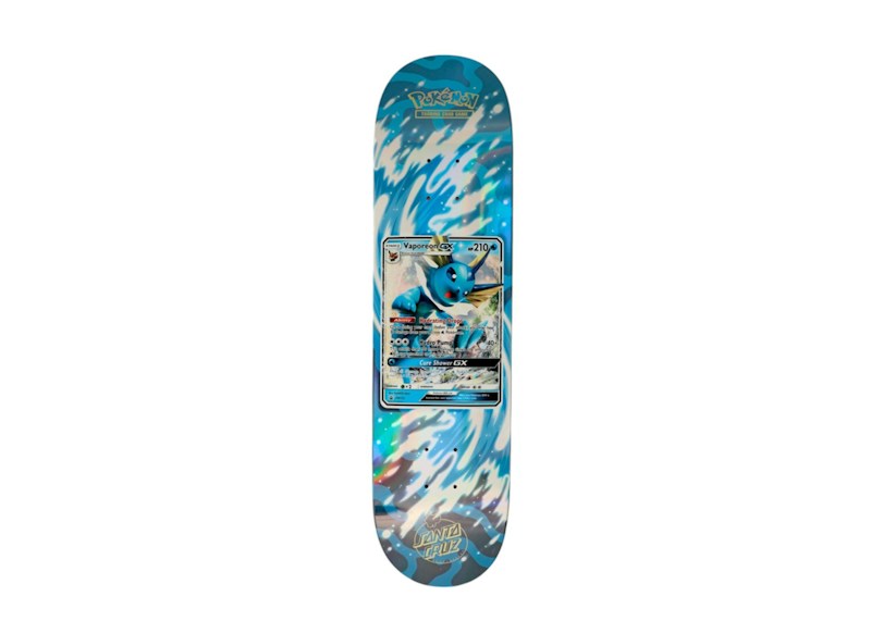 Overkicks - Santa Cruz Skateboards X Pokemon 2026 Skateboard Deck - Vaporean GX Edition