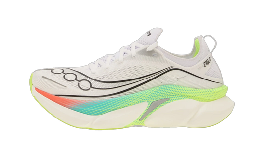 Overkicks - Saucony Endorphin Elite 3 White Multi (S100981-1021) - vista lateral