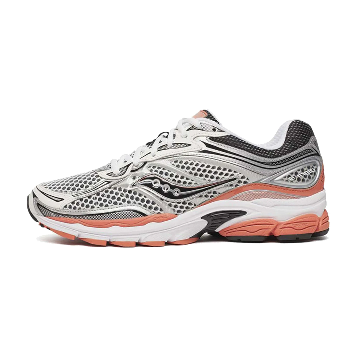 Overkicks - Saucony ProGrid Omni 9 Silver Orange Black (S70739-11) - vista lateral