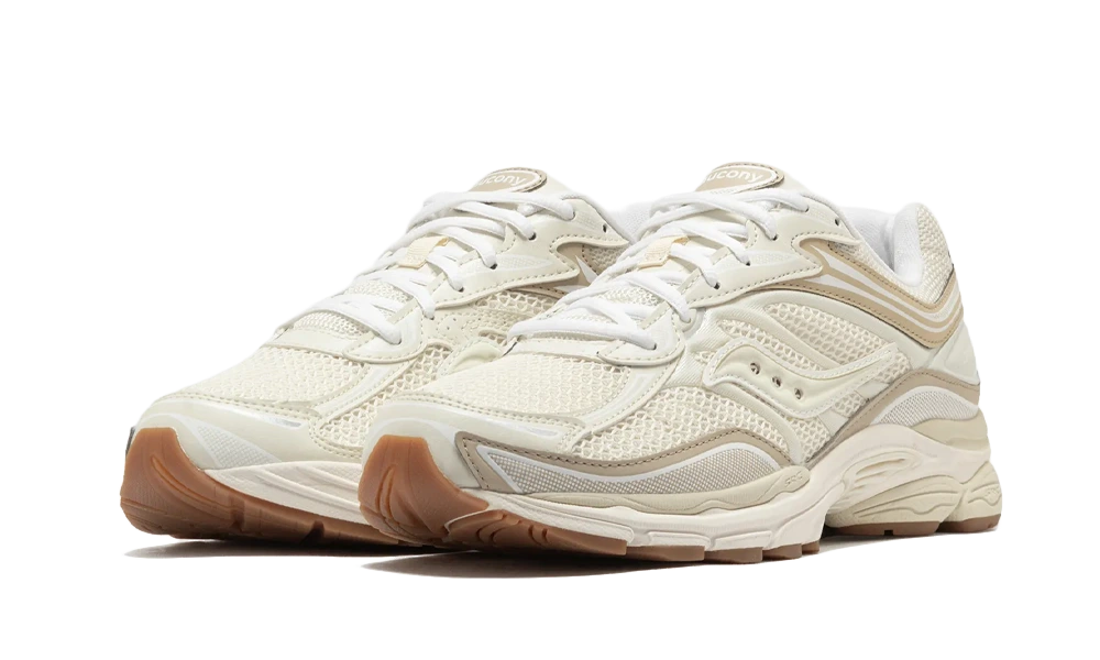 Overkicks - Saucony ProGrid Omni 9 Tomorrow, Meet Yesterday Beige Gum (S70832-5) - vista trasera