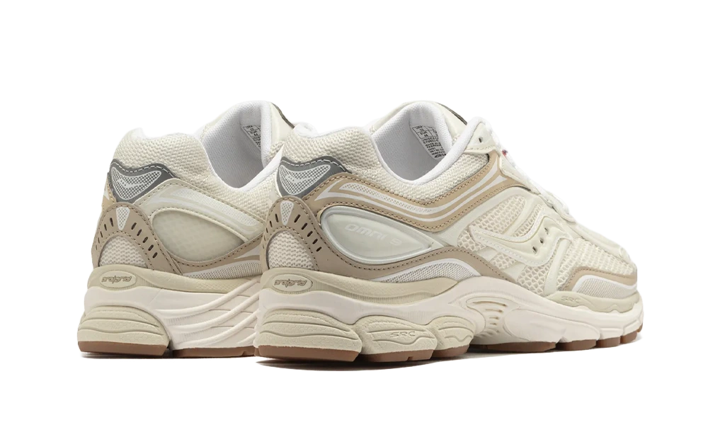 Overkicks - Saucony ProGrid Omni 9 Tomorrow, Meet Yesterday Beige Gum (S70832-5) - par completo