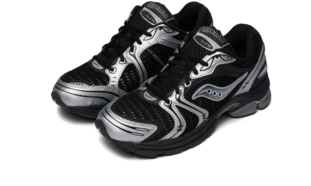 Overkicks - Saucony ProGrid Triumph 4 Black Silver (S70704-23) - vista trasera