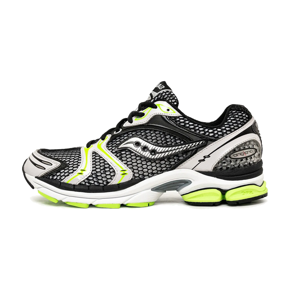 Overkicks - Saucony ProGrid Triumph 4 Black Speed Green (S70704-5) - vista lateral