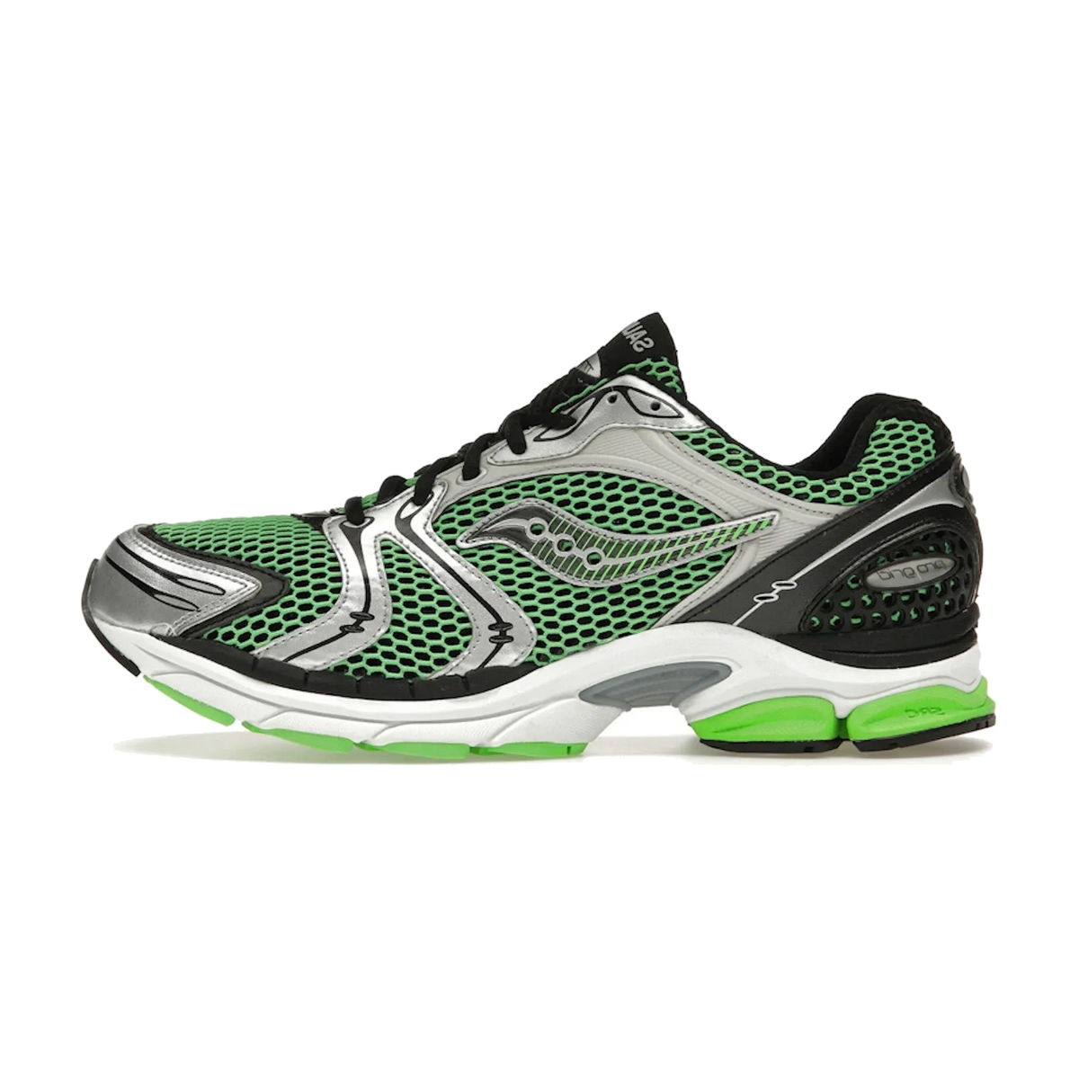 Overkicks - Saucony ProGrid Triumph 4 Green Silver Black (S70704-9) - vista lateral