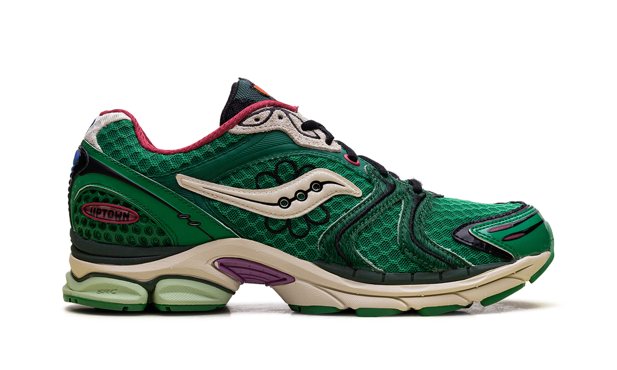 Overkicks - Saucony ProGrid Triumph 4 Jae Tips Flowers Grow Uptown Sugar Maple (S70966-4) - detalle talon
