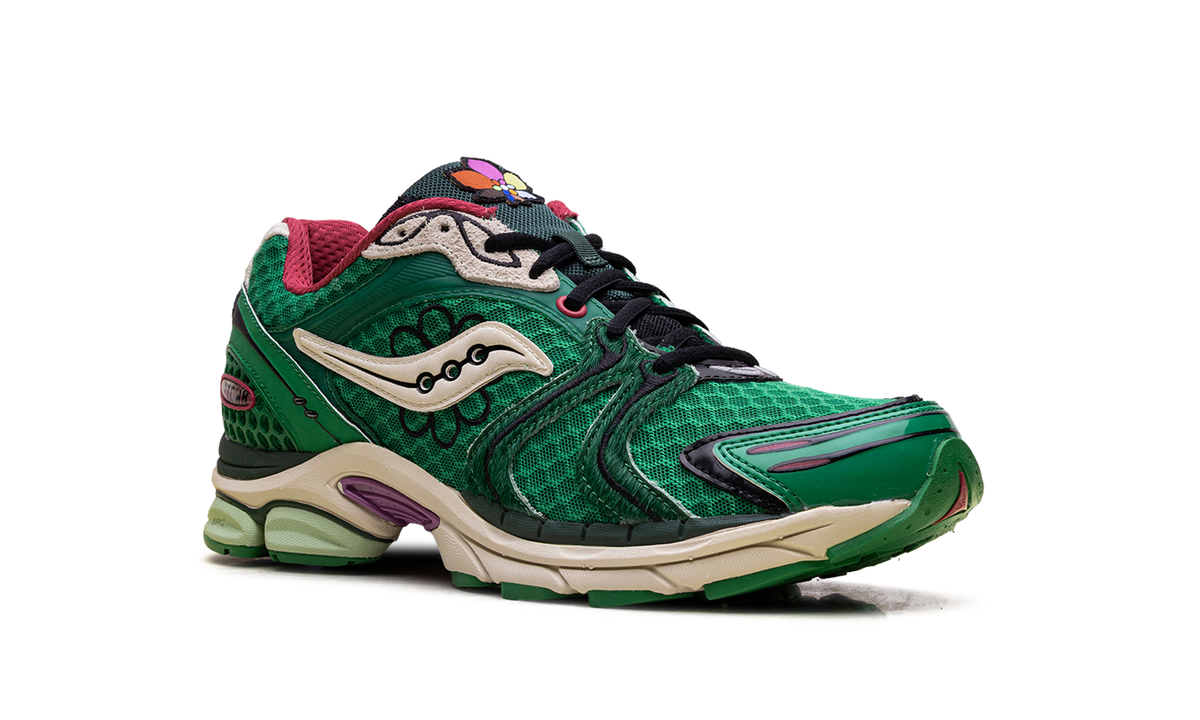 Overkicks - Saucony ProGrid Triumph 4 Jae Tips Flowers Grow Uptown Sugar Maple (S70966-4) - detalle lateral interior