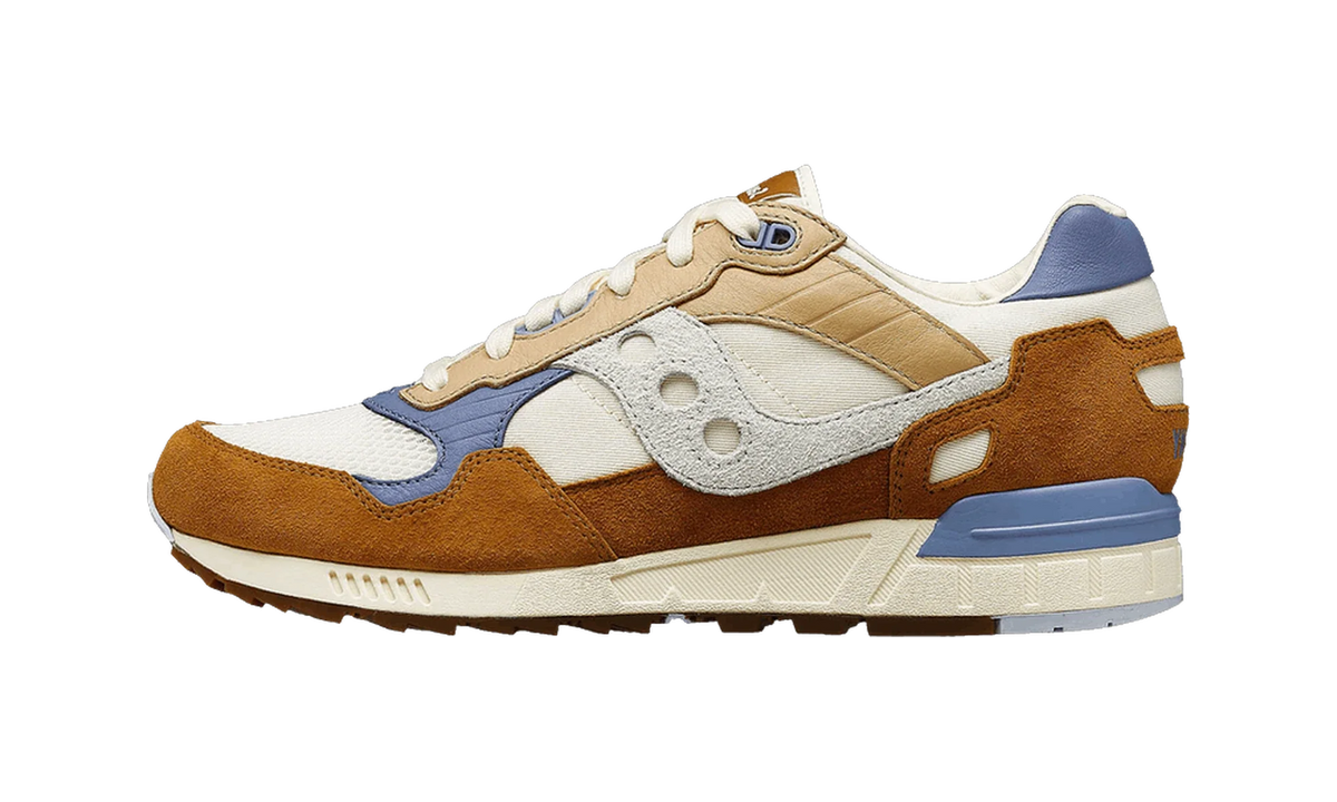 Overkicks - Saucony Shadow 5000 Light Beige Rust (S70811-3) - vista lateral