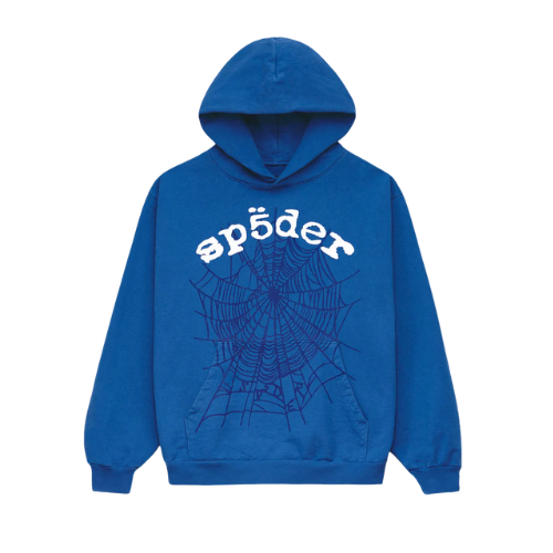 Overkicks - Sp5der Legacy Hoodie Blue (SP5DER-LEGACY-HOODIE-BLUE) - vista frontal