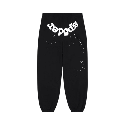 Overkicks - Sp5der OG Web Sweatpant Black (SP5DER-OG-WEB-SWEATPANT-BLACK) - vista frontal