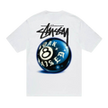 Stussy Born X Raised 8 Ball Tee White