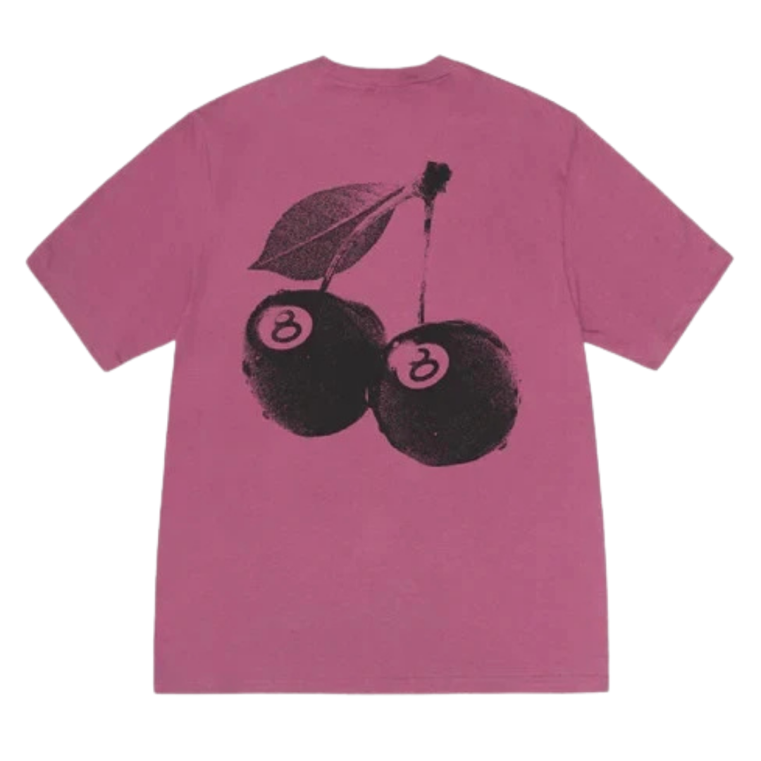 Overkicks - Stussy Cherries Tee Berry (STUSSY-CHERRIES-TEE-BERRY) - vista frontal