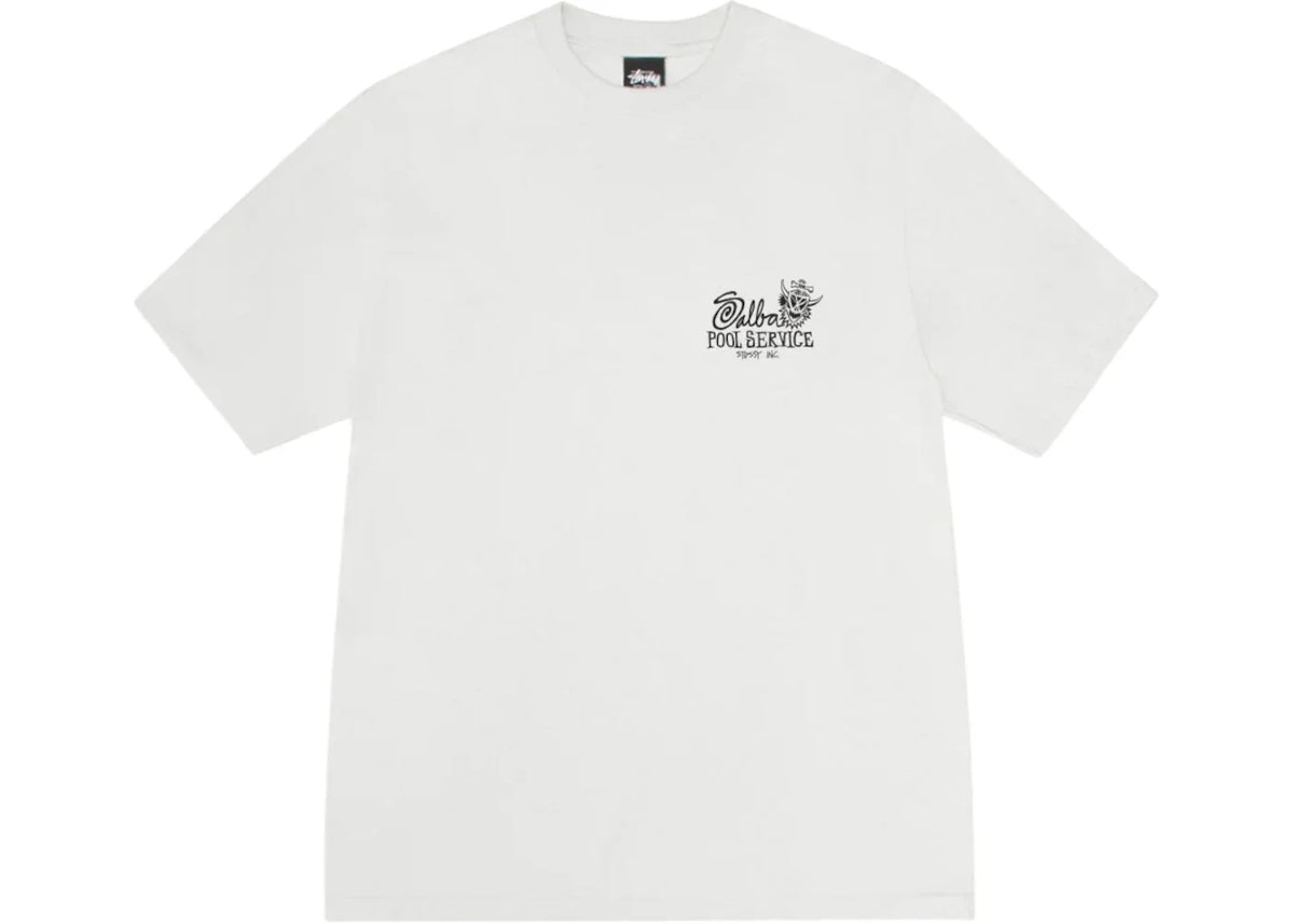 Overkicks - Stussy Pool Service Pigment Dyed Tee Natural (STUSSY-POOL-SERVICE-PIGMENT-DYED-TEE-NATURAL) - imagen 2