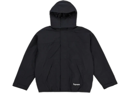 Overkicks - Supreme AOI GORE-TEX Hooded Jacket Black (SUPREME-AOI-GORE-TEX-HOODED-JACKET-BLACK) - vista frontal