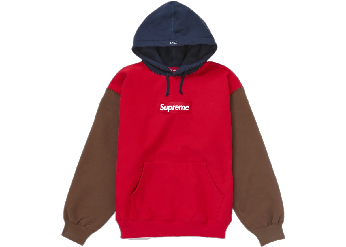 Overkicks - Supreme Box Logo Hooded Sweatshirt (FW24) Multicolor