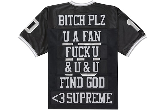 Overkicks - Supreme Find God Football Jersey Black (SUPREME-FIND-GOD-FOOTBALL-JERSEY-BLACK) - imagen 2