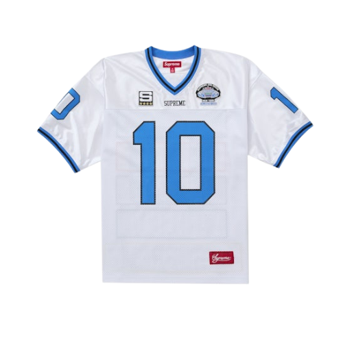 Overkicks - Supreme Find God Football Jersey White (SUPREME-FIND-GOD-FOOTBALL-JERSEY-WHITE) - vista frontal