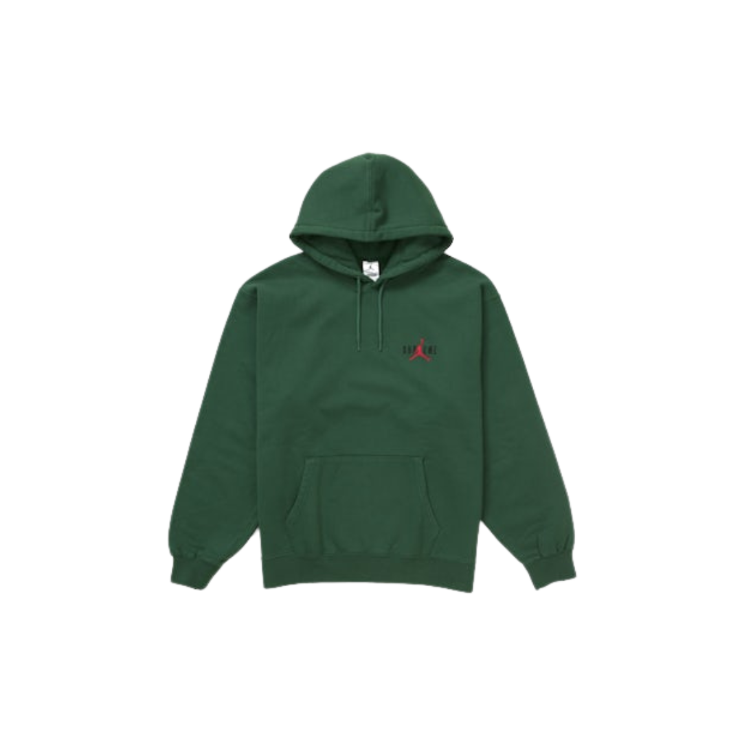 Overkicks - Supreme Jordan Hooded Sweatshirt (FW24) Green (SUPREME-JORDAN-HOODED-SWEATSHIRT-FW24-GREEN) - imagen 2