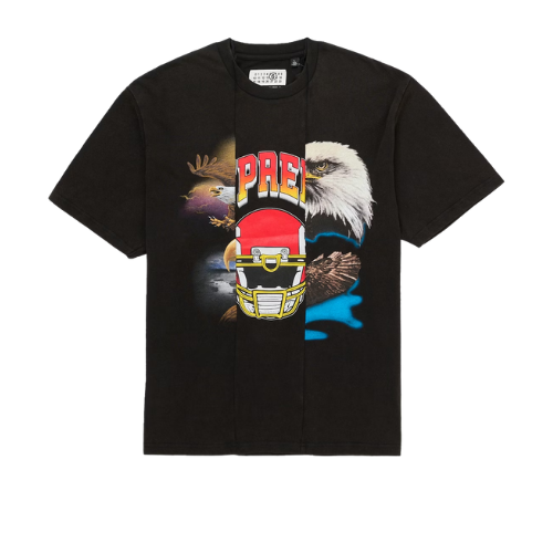 Overkicks - Supreme MM6 Maison Margiela Split S/S Top Black (SUPREME-MM6-MAISON-MARGIELA-SPLIT-S-S-TOP-BLACK) - vista frontal