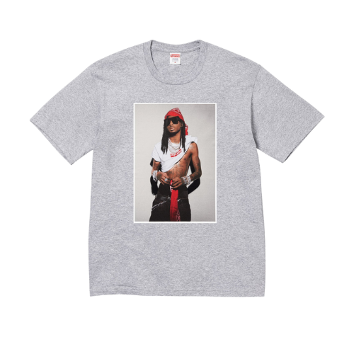Overkicks - Supreme Playboi Carti Tee Heather Grey (SUPREME-PLAYBOI-CARTI-TEE-HEATHER-GREY) - vista frontal