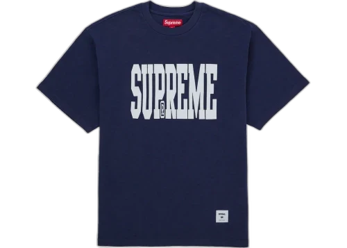 Overkicks - Supreme Stretch Applique S/S Top Navy (SUPREME-STRETCH-APPLIQUE-S-S-TOP-NAVY) - vista frontal