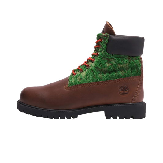 Overkicks - Timberland 6" Heritage Premium Waterproof Boot Black Pioneers (TB0A2NU3-EM4) - vista lateral