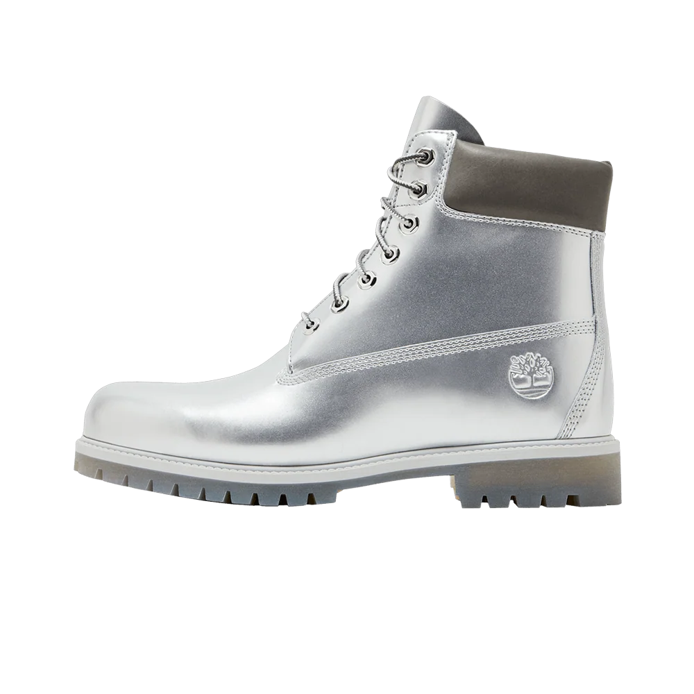 Overkicks - Timberland 6" Premium Boot Veneda Carter Silver (TB0A6D9M-EBN) - vista lateral