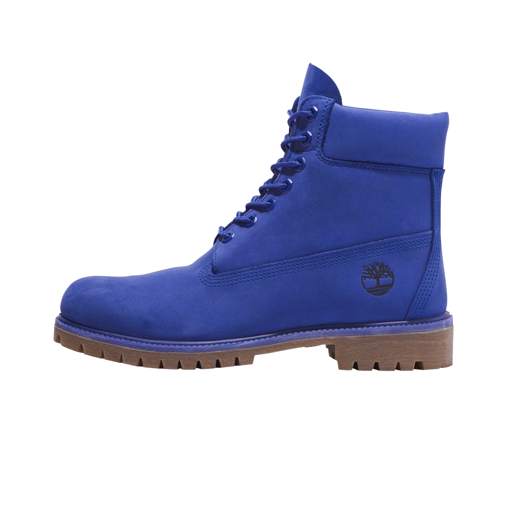 Overkicks - Timberland 6" Premium Waterproof Boot 50th Anniversary Bright Blue (TB0A5VE9-G58) - vista lateral