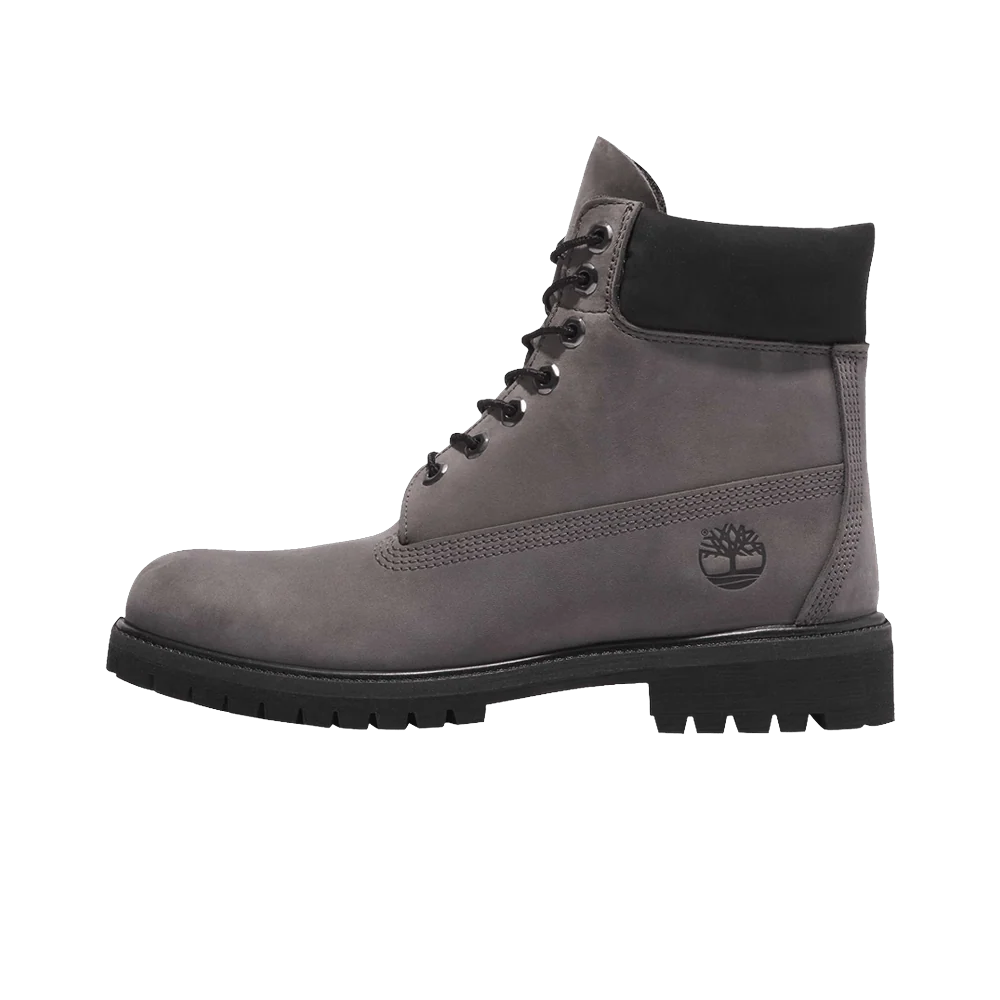 Overkicks - Timberland 6" Premium Waterproof Boot 50th Anniversary Medium Grey Nubuck (TB0A62BH-033) - vista lateral