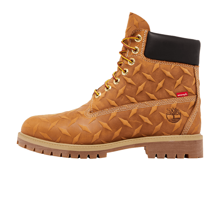 Overkicks - Timberland 6" Premium Waterproof Boot Supreme Diamond Plate Wheat (2026) (TB0A6DD4-231) - vista lateral