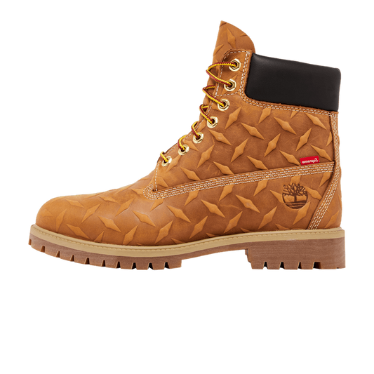 Overkicks - Timberland 6" Premium Waterproof Boot Supreme Diamond Plate Wheat (2026) (TB0A6DD4-231) - vista lateral