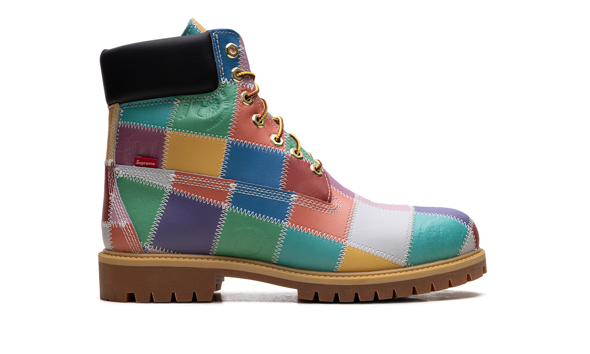 Overkicks - Timberland 6" Premium Waterproof Boot Supreme Multi-Color (TB0A5TBZ-A6B) - detalle talon