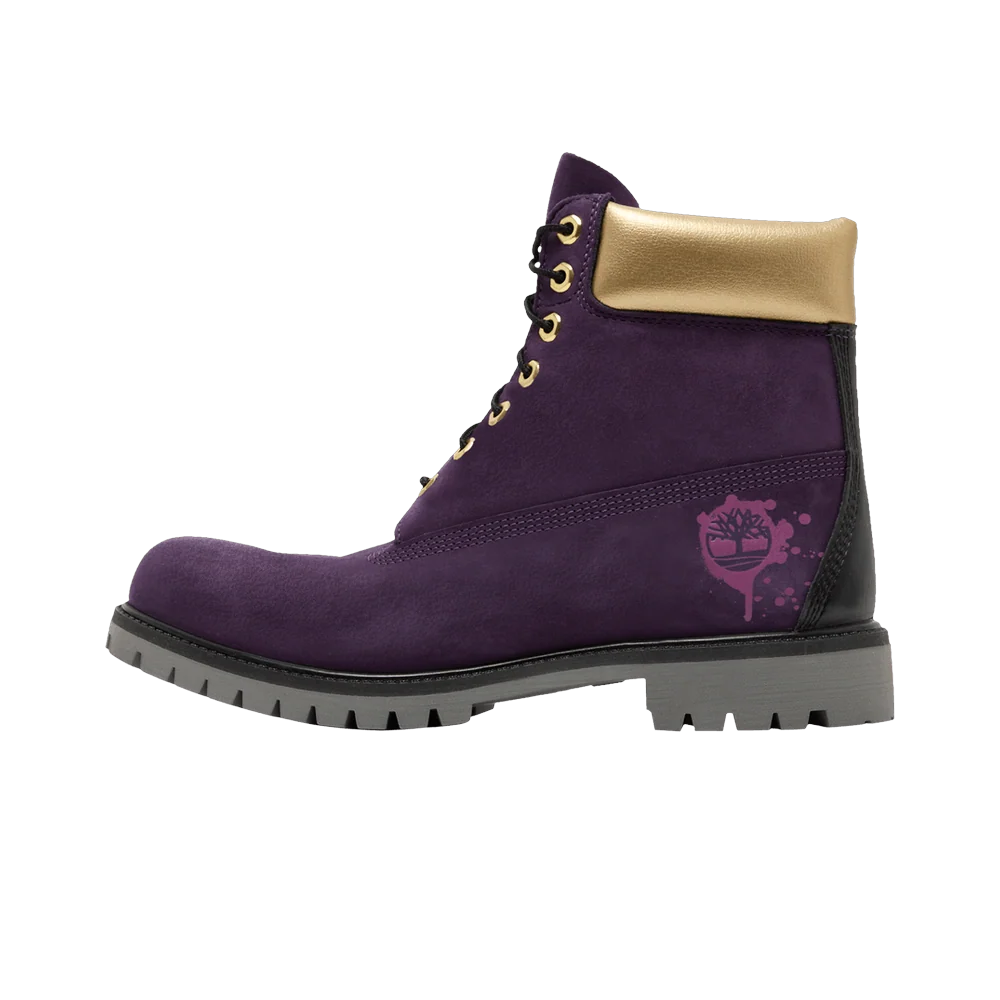 Overkicks - Timberland Hip Hop Royalty Boot Dark Purple Nubuck (TB0A5PBV 527) - vista lateral