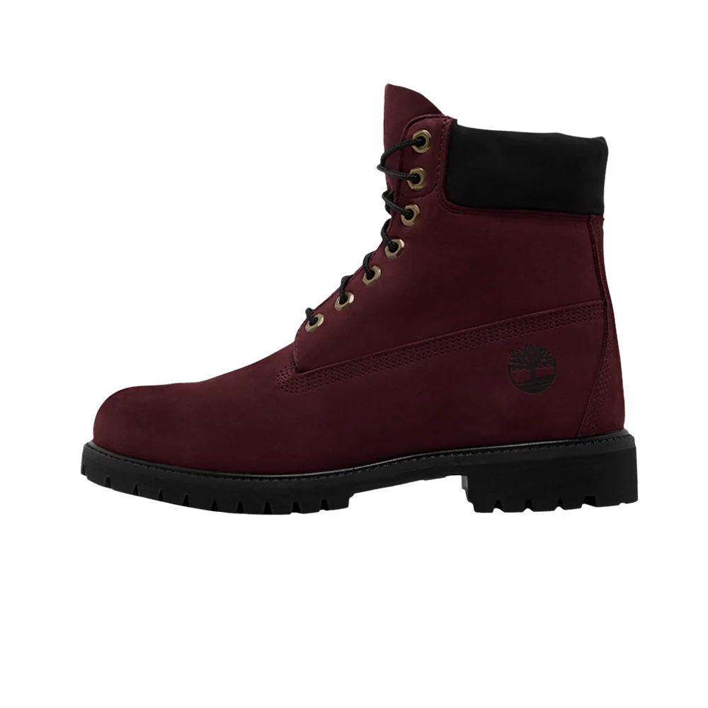 Overkicks - Timberland Premium 6 Inch Lace Up Waterproof Dark Port (TB0A5VB5-C60) - vista lateral