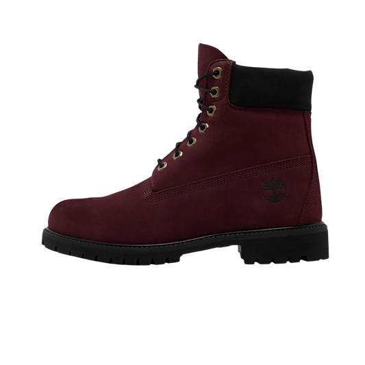 Overkicks - Timberland Premium 6 Inch Lace Up Waterproof Dark Port (TB0A5VB5-C60) - vista lateral