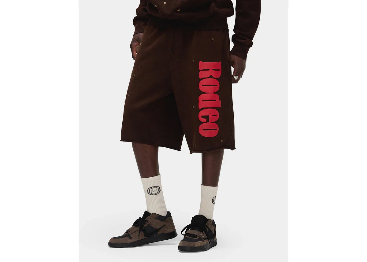 Overkicks - Travis Scott Cactus Jack x Sp5der Days Before Rodeo Shorts Black (TRAVIS-SCOTT-CACTUS-JACK-X-SP5DER-DAYS-BEFORE-RODEO-SHORTS-BLACK) - imagen 4