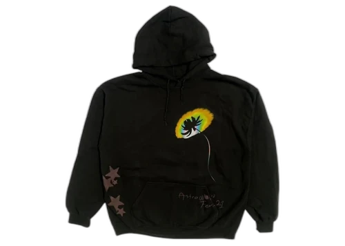 Overkicks - Travis Scott Face Melt Hoodie Black (TRAVIS-SCOTT-FACE-MELT-HOODIE-BLACK) - vista frontal