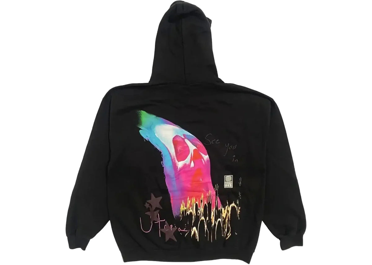 Overkicks - Travis Scott Face Melt Hoodie Black (TRAVIS-SCOTT-FACE-MELT-HOODIE-BLACK) - imagen 2