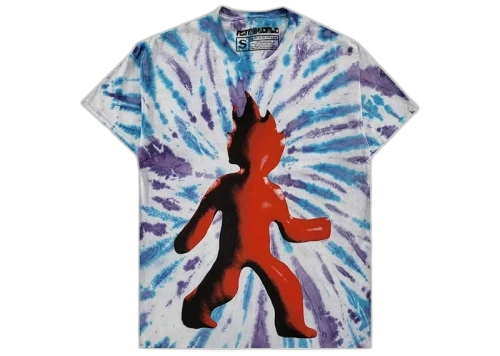 Overkicks - Travis Scott Flame T-shirt Tie Dye (TRAVIS-SCOTT-FLAME-T-SHIRT-TIE-DYE) - vista frontal