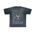 Travis Scott x FC Barcelona Washed Spray Logo Tee Black