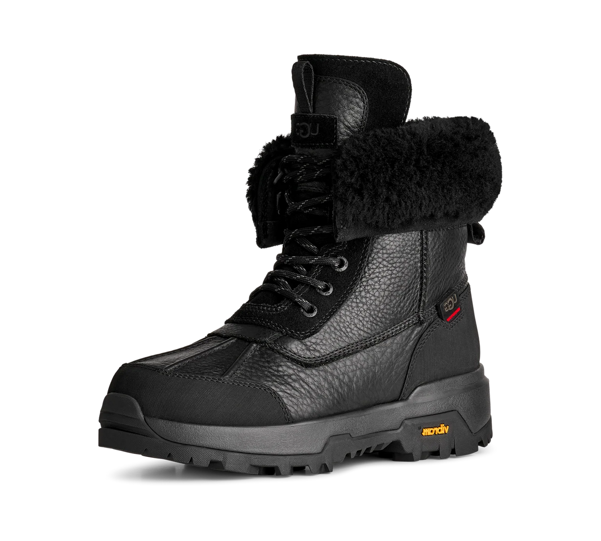 Overkicks - UGG Adirondack Boot XXV Black (Womens) (1170591-BLK) - vista trasera