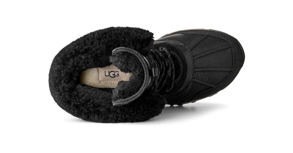 Overkicks - UGG Adirondack Boot XXV Black (Womens) (1170591-BLK) - detalle talon