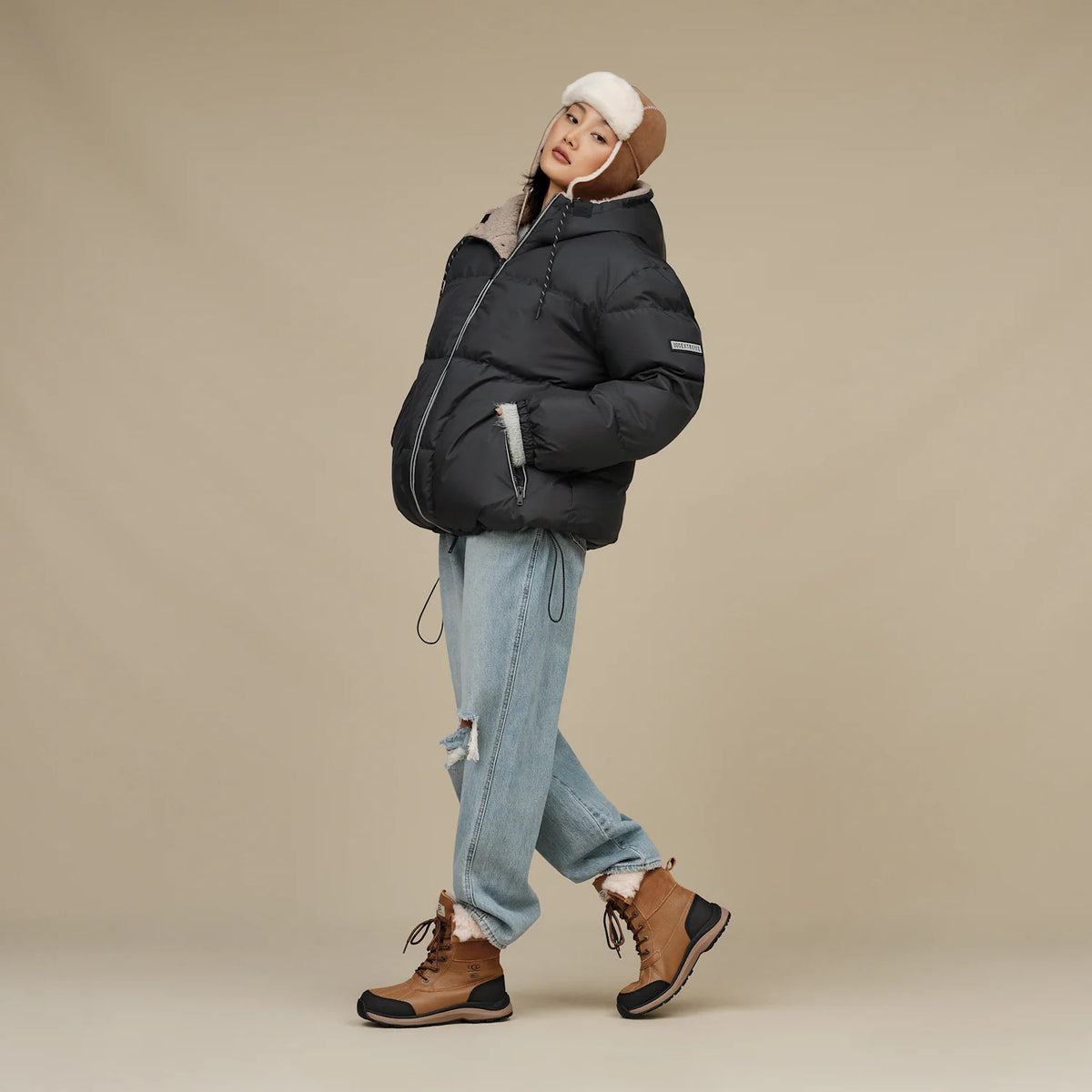Overkicks - UGG Adirondack III Boot Chestnut (Womens) (1095141-CHE) - detalle talon