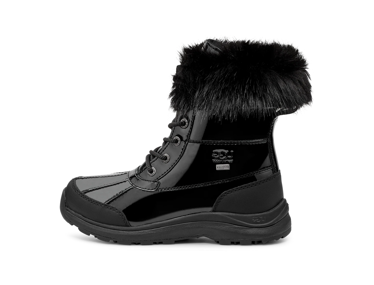 Overkicks - UGG Adirondack III Patent Boot Black (Womens) (1132991-BLK) - vista lateral