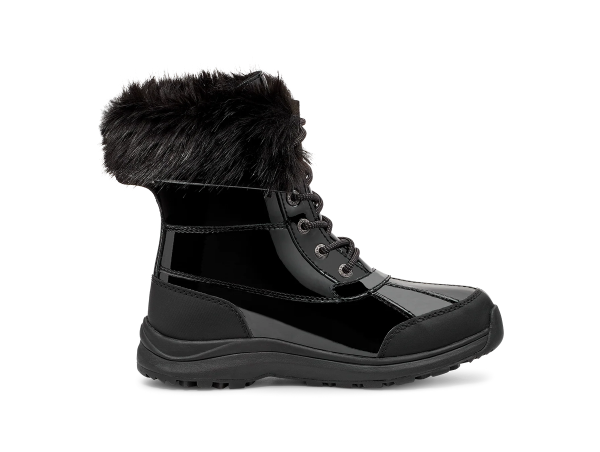Overkicks - UGG Adirondack III Patent Boot Black (Womens) (1132991-BLK) - par completo