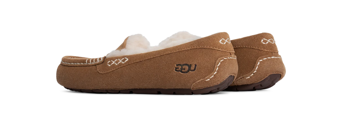 Overkicks - UGG Ansley Slipper Chestnut (Womens) (1106878-CHE) - vista trasera