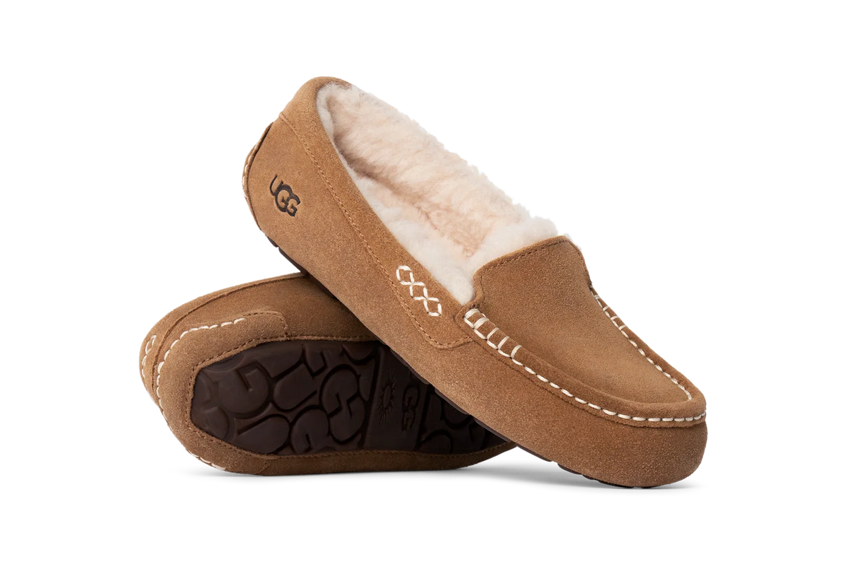Overkicks - UGG Ansley Slipper Chestnut (Womens) (1106878-CHE) - par completo