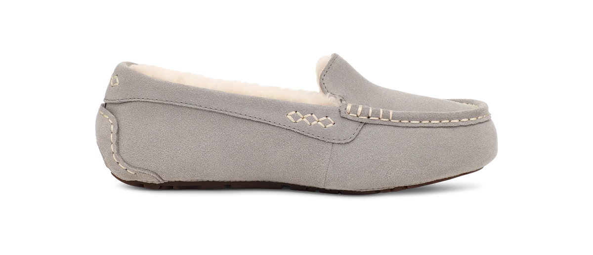 Overkicks - UGG Ansley Slipper Light Grey (Womens) (1106878-LGRY) - par completo