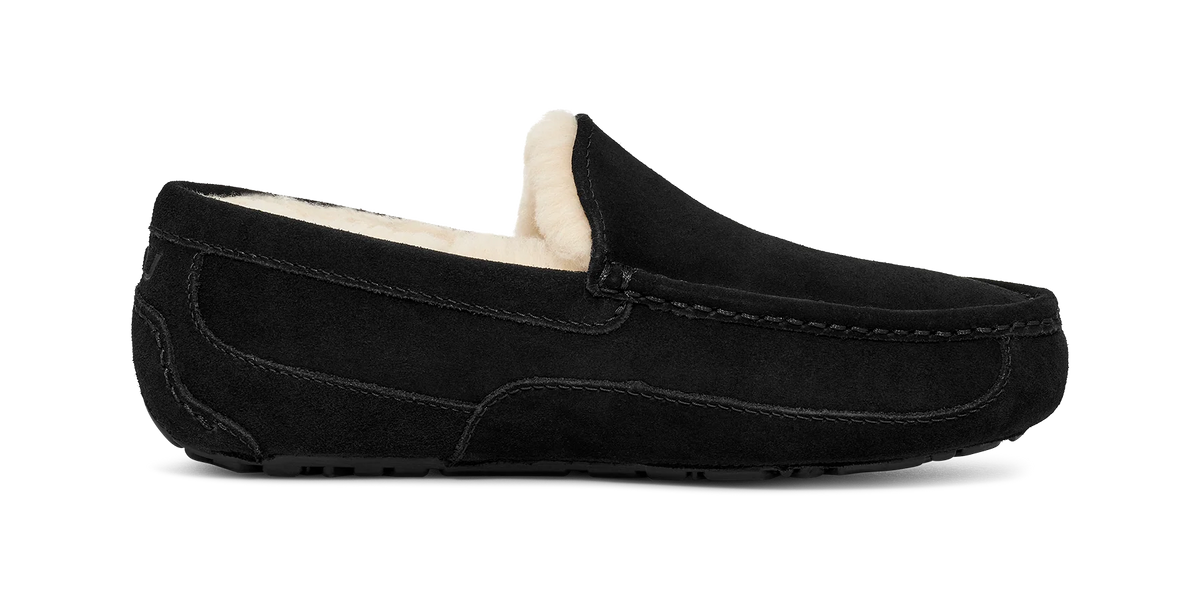 Overkicks - UGG Ascot Slipper Black (1101110-BLK) - par completo